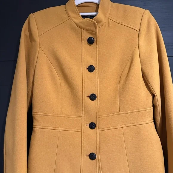 Karl Lagerfeld Yellow Coat 2 - Picture 3 of 5